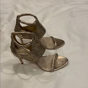 Cole Haan gold sandals